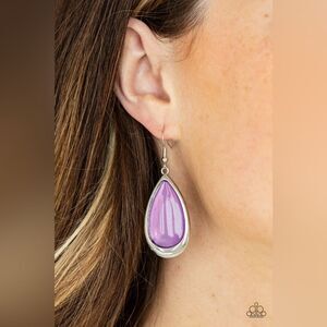 A World to Seer Purple Earrings (136)